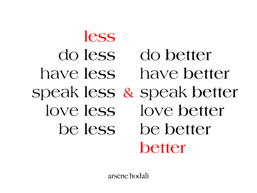 Less words. The less the better. More better или better. Less перевод. Have less be more